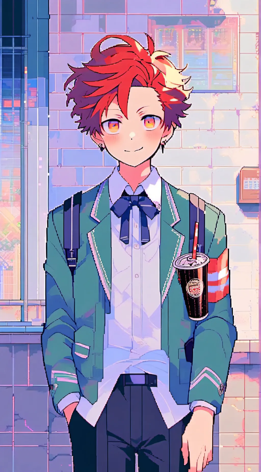 ai character: Axel  background