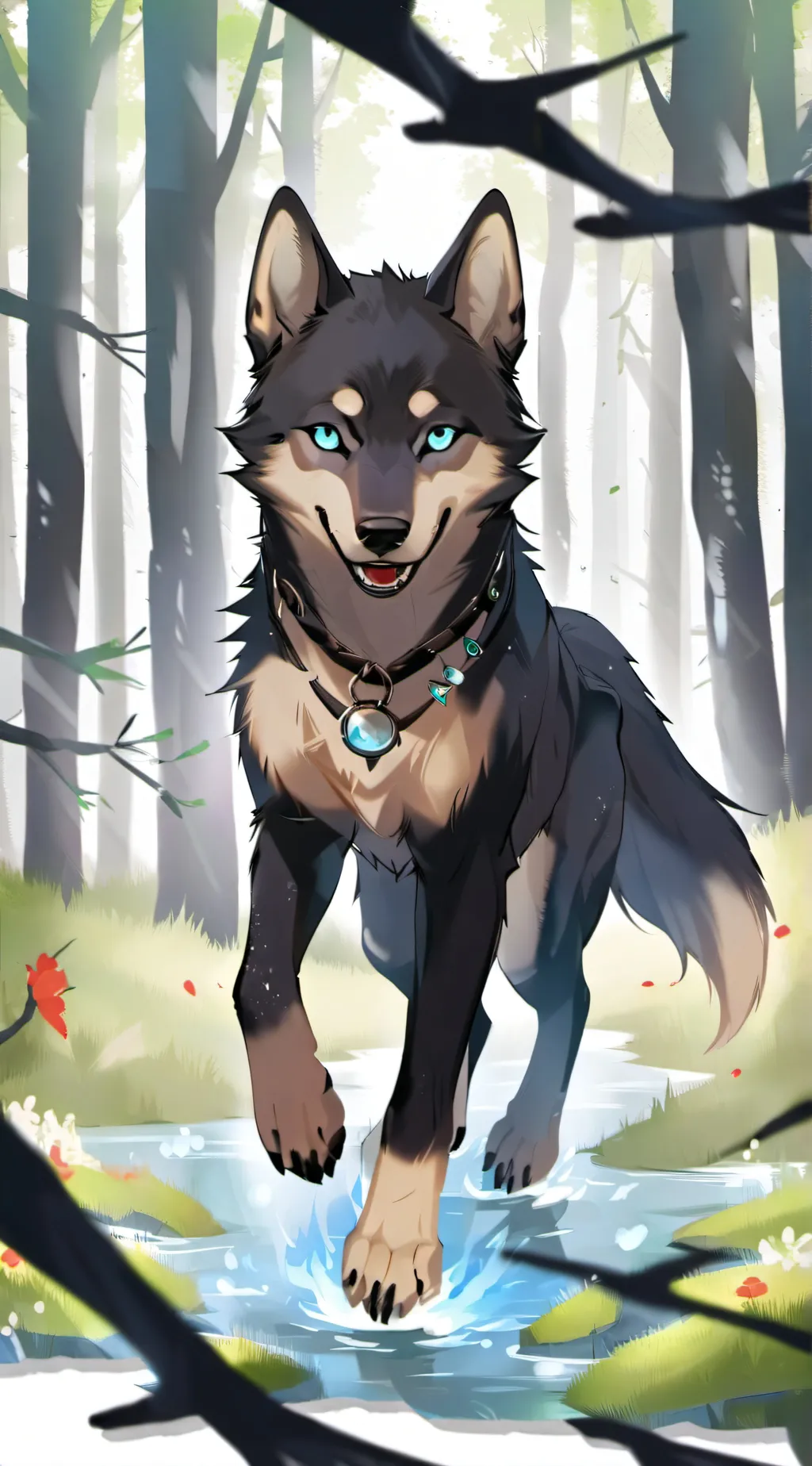 ai character: ●FOREST CURSE● background