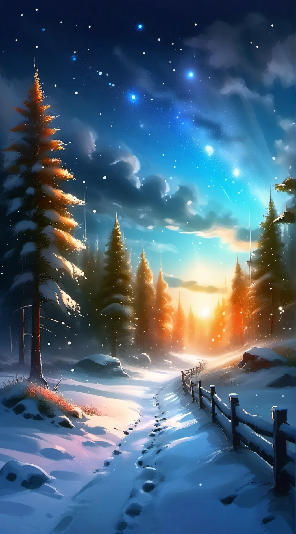 ai character: Eng. Hou. but Snow background