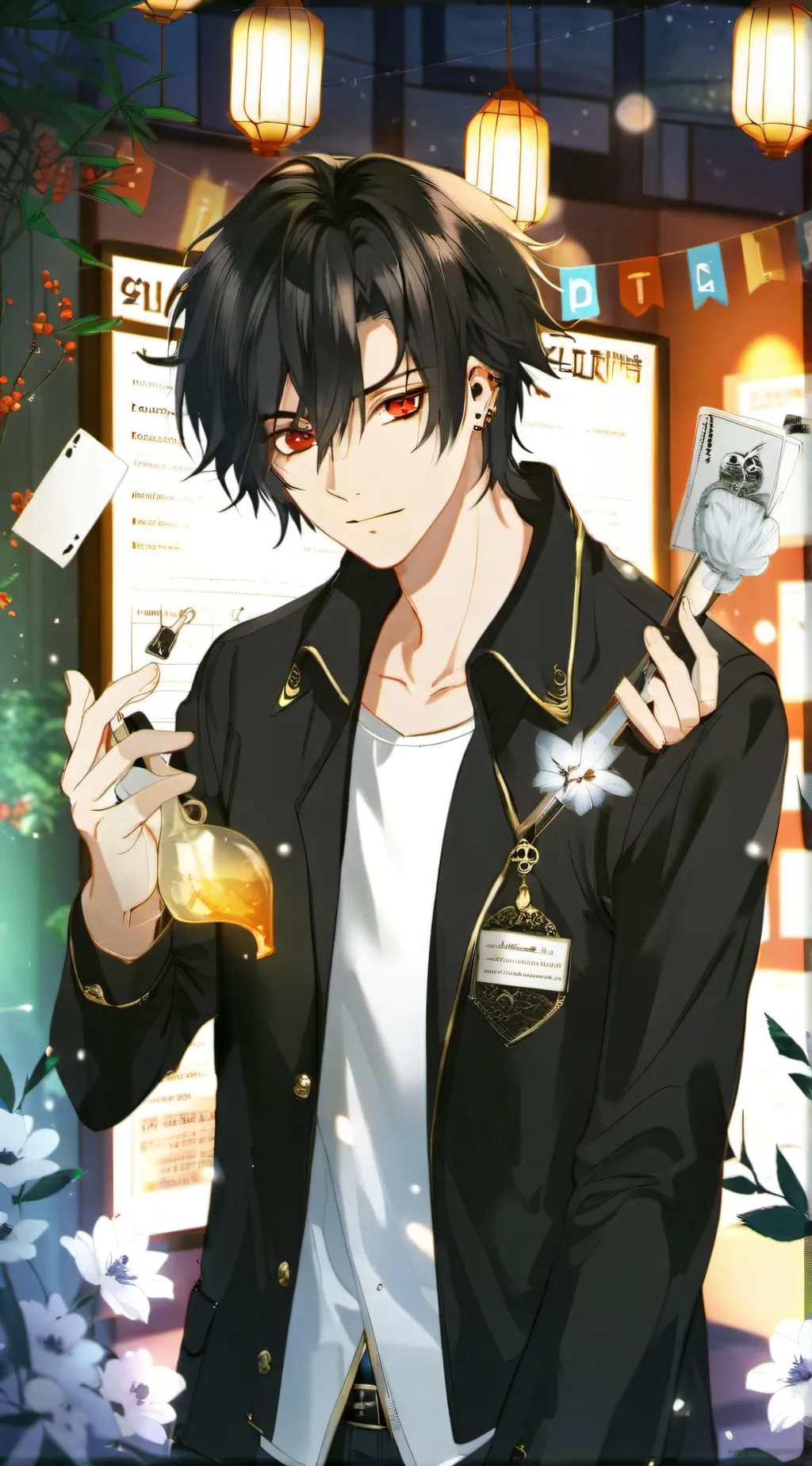 ai character: Liam  background