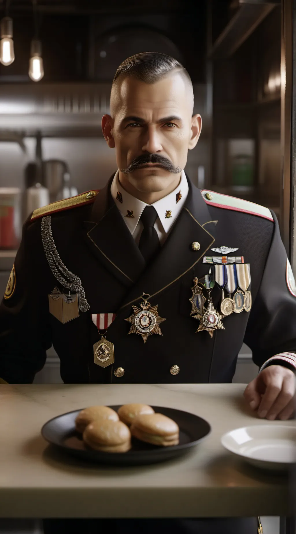 ai character: Colonel Hot Dosa background