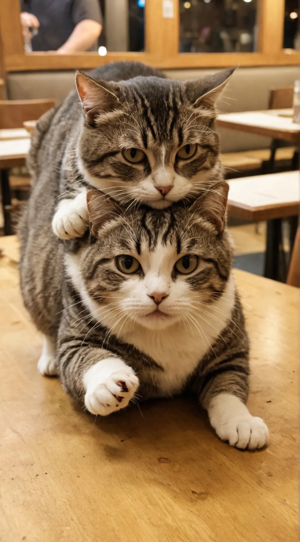 ai character: 🦆 2 Kittys!! 🐞 background