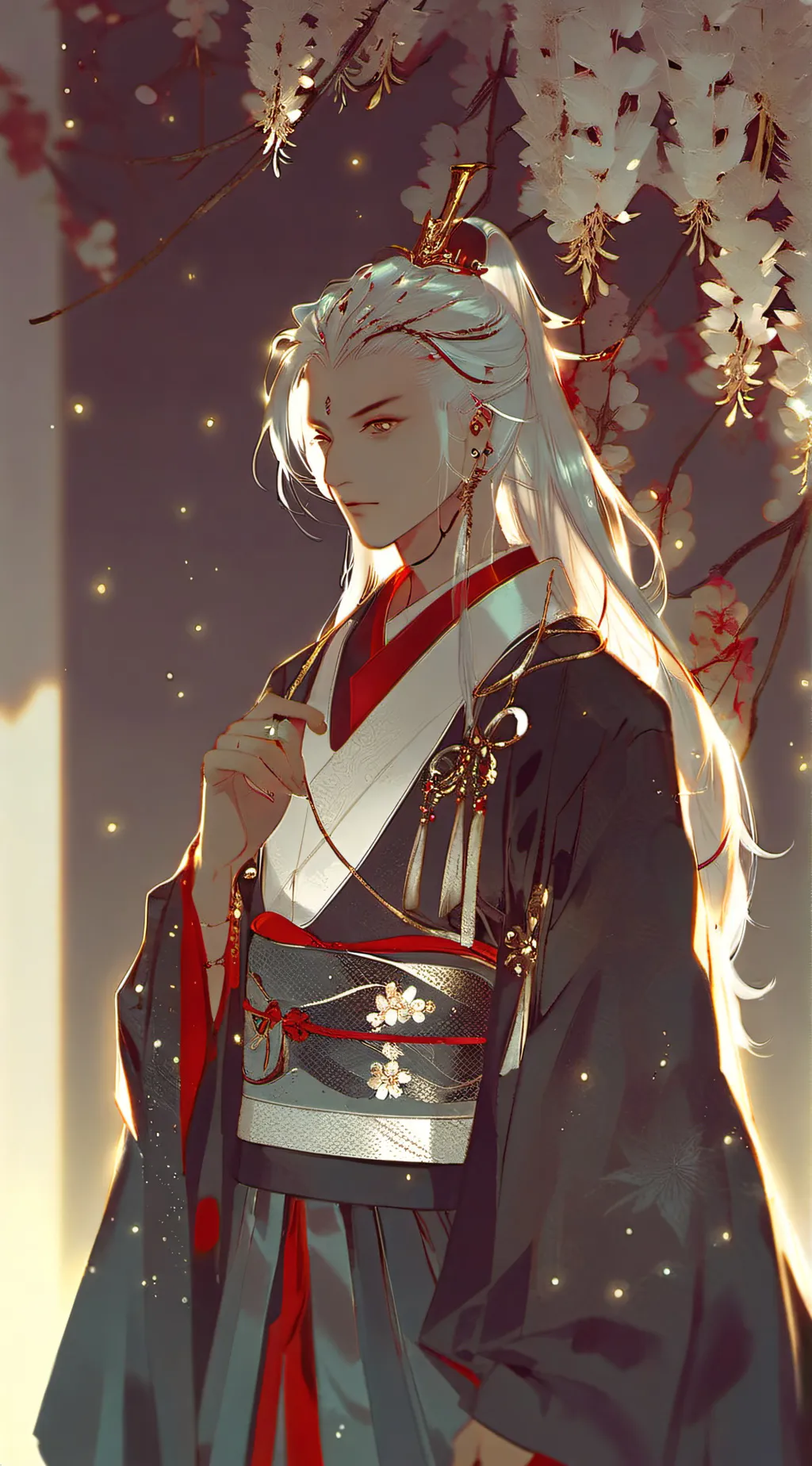 ai character: Geto but grandpa background