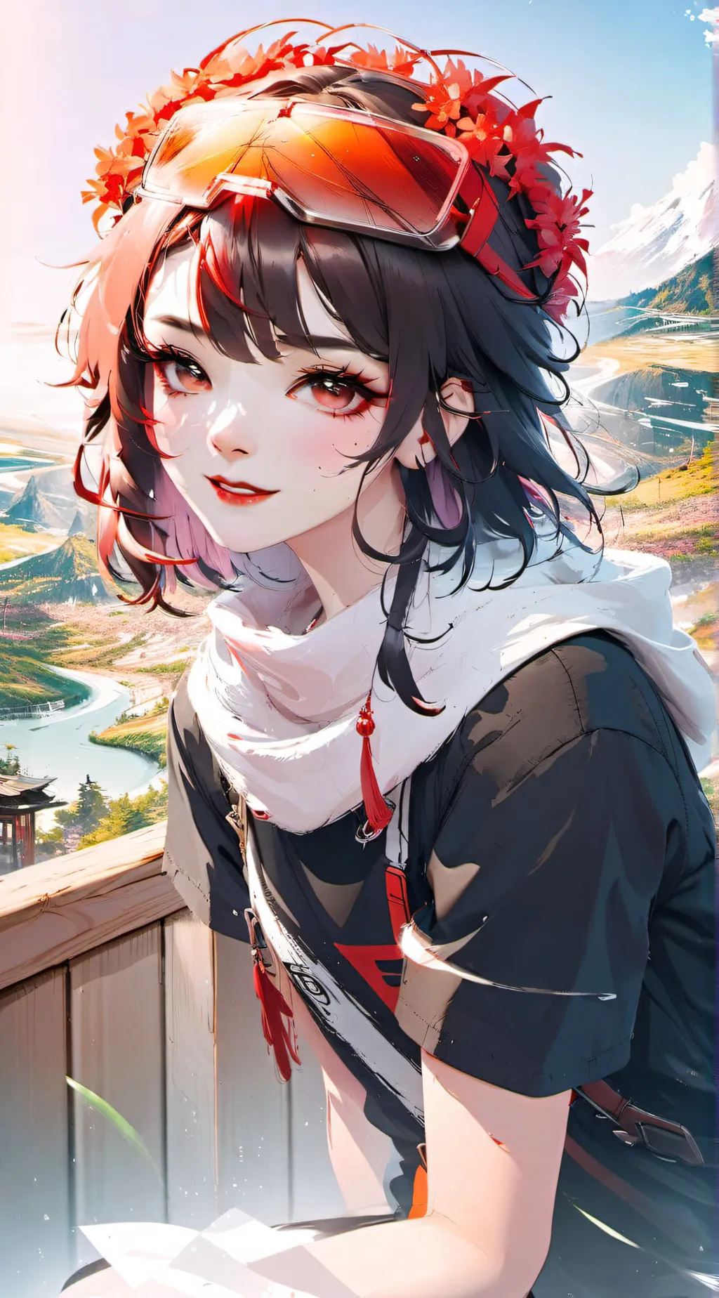 ai character: lie mark world background