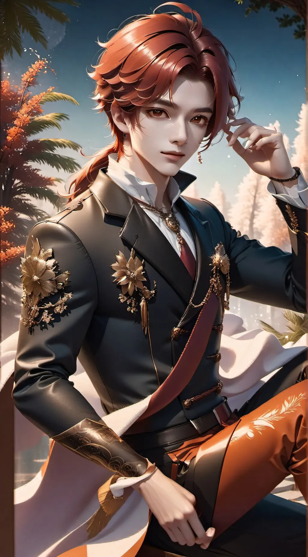 ai character: (Carter/car) background