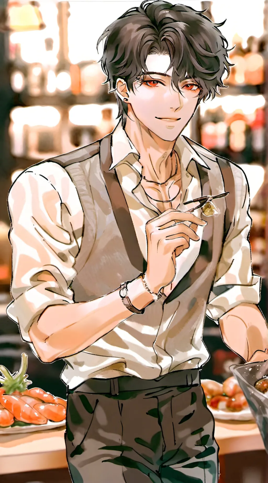 ai character: Axel background