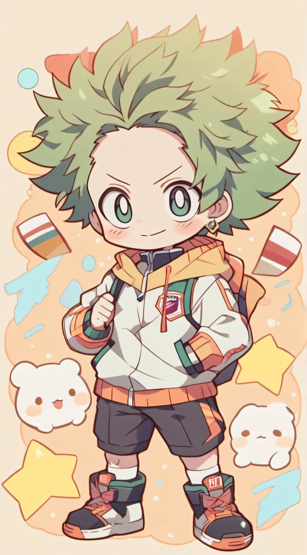 ai character: MHA Baby Y/N background