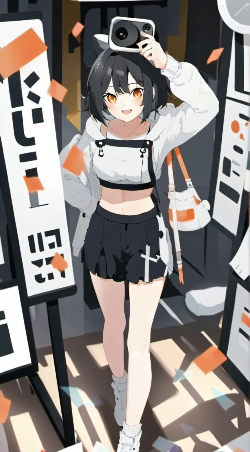 ai character: kuha tu amiga background