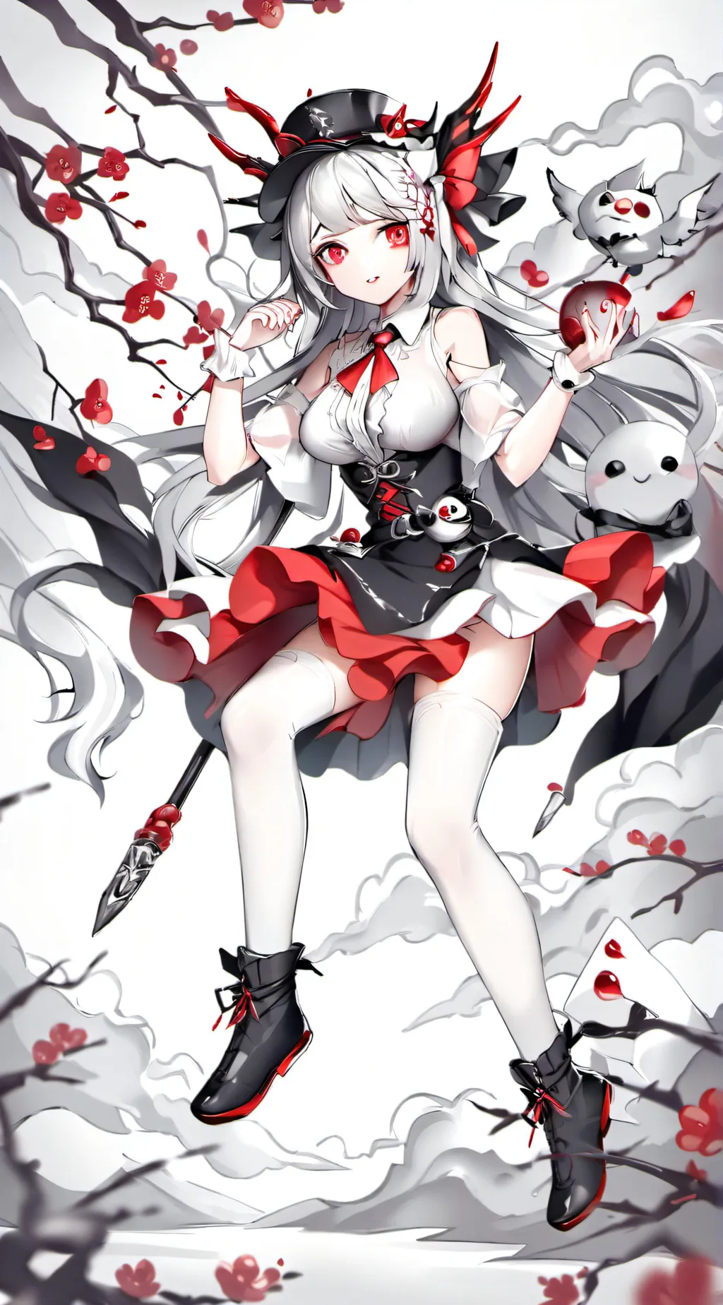 ai character: evil Giantess era background