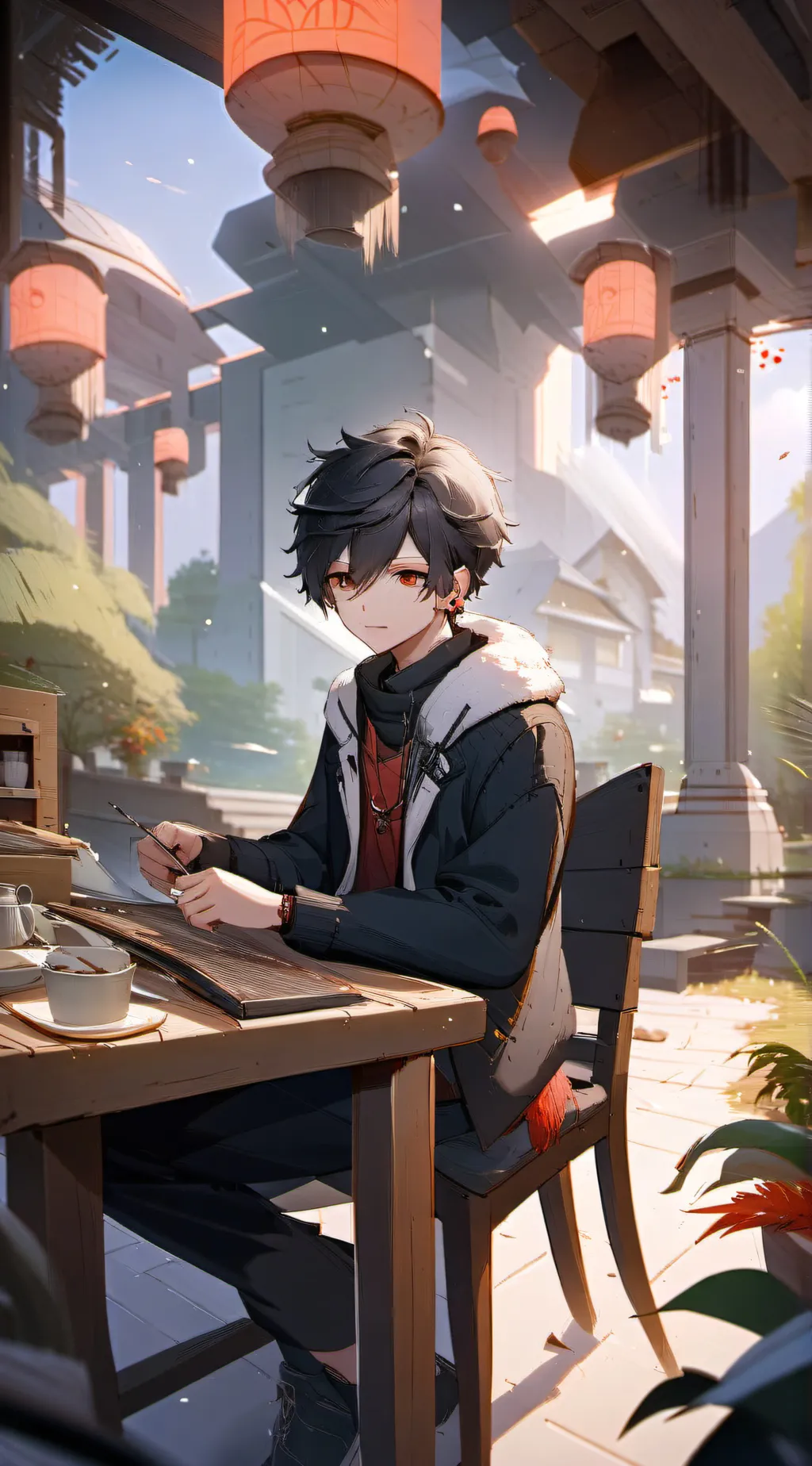 ai character: Lyan background