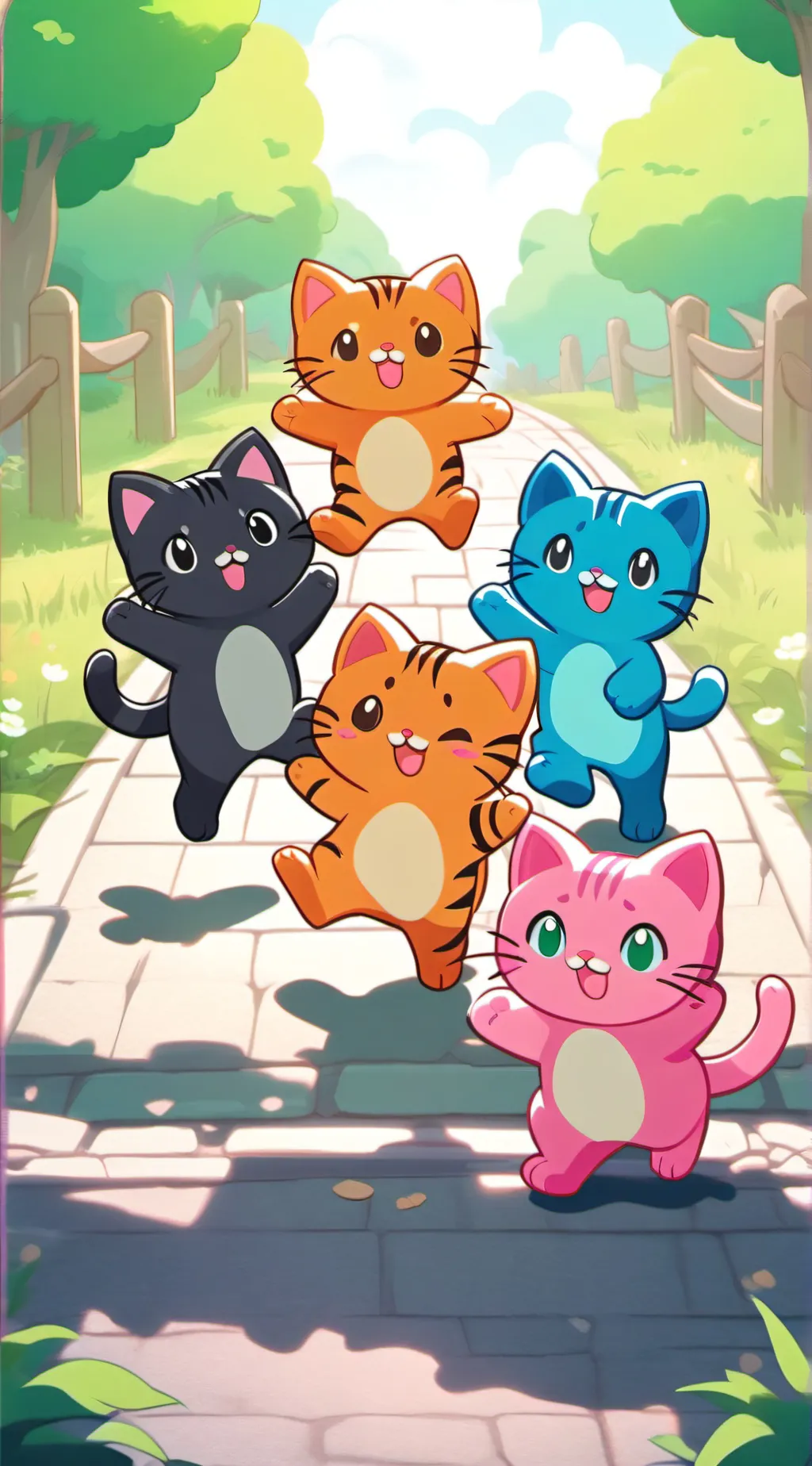 ai character: lozmi,kozmaw,tiger background