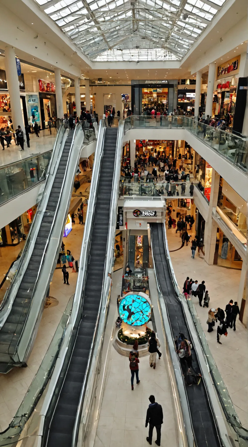 ai character: Jjk mall background