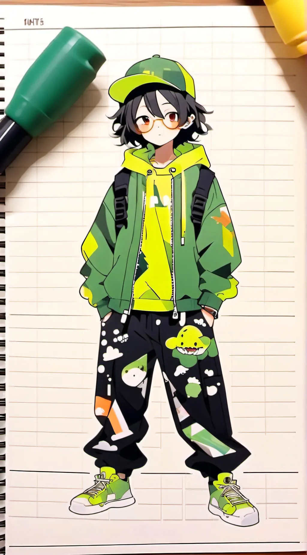 ai character: ÙwÚ YT background