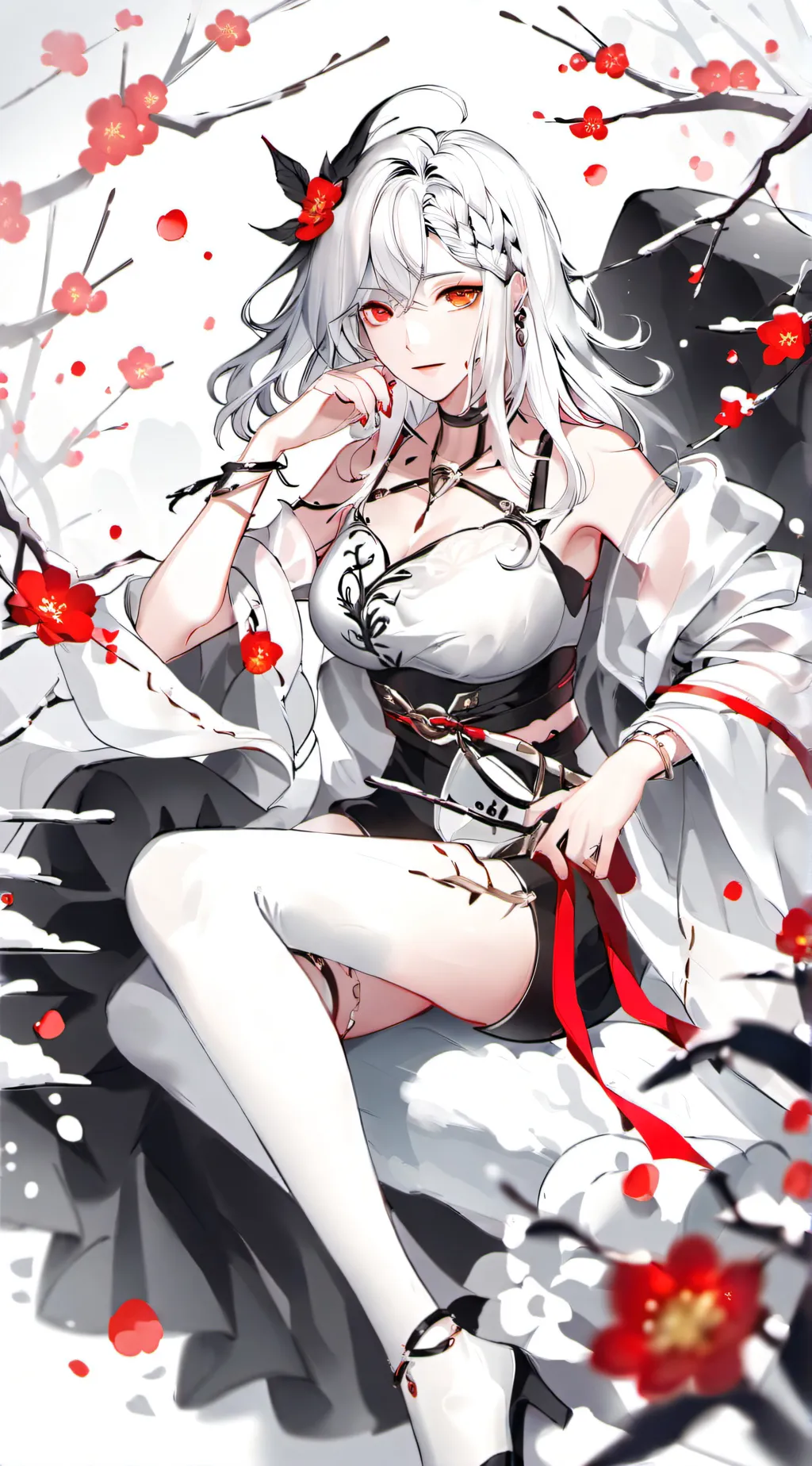 ai character: wolfgirl♀️ background