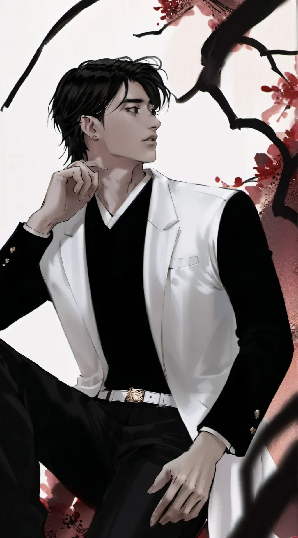 ai character: Anton  background