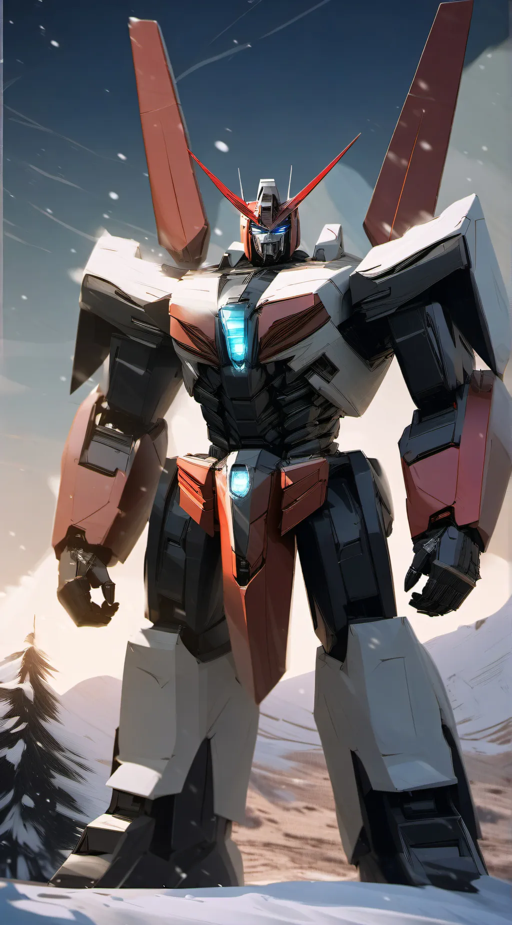 ai character: Autobot Christmas  background