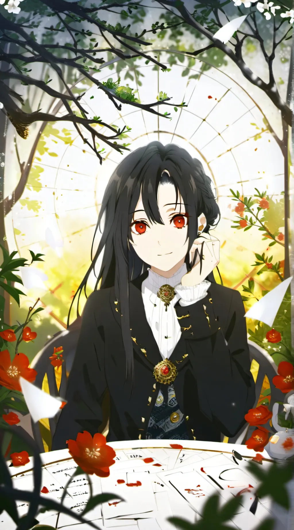 ai character: kny sing or die background