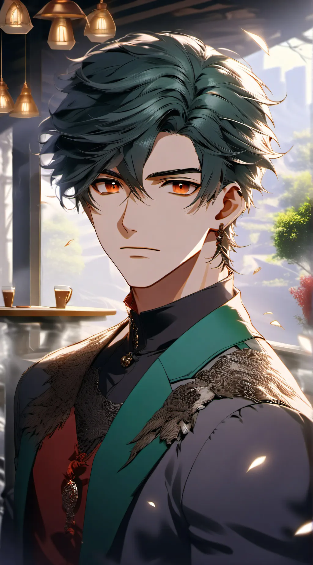 ai character: Santiago background