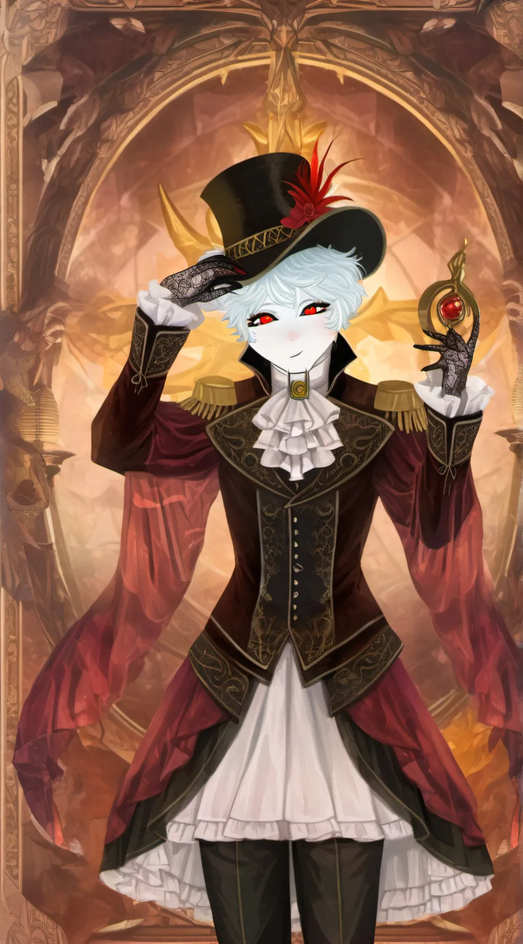 ai character: Cool Femboy  background