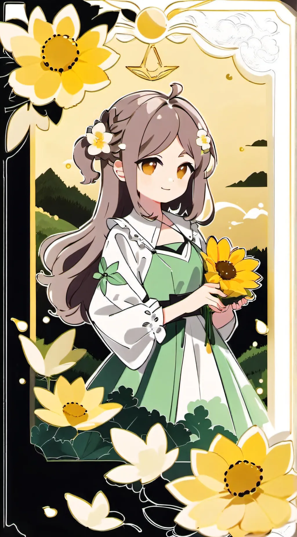 ai character: kia monia background