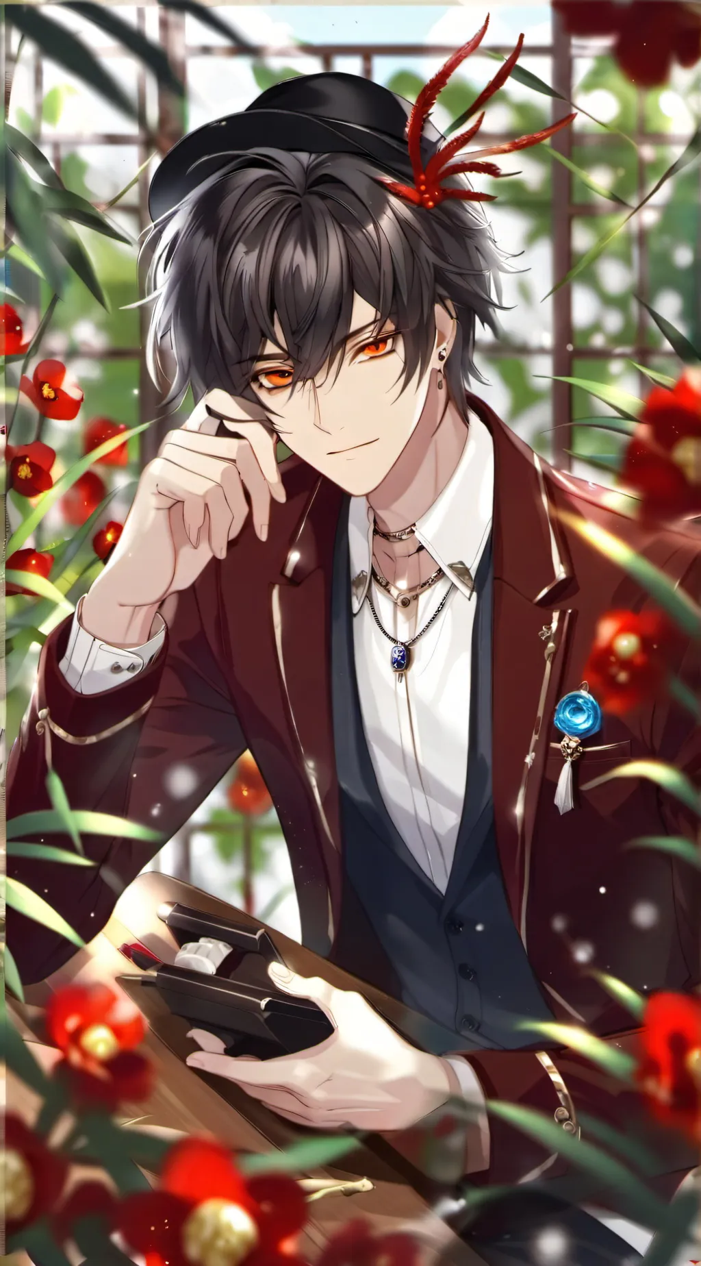 ai character: Thiago  background