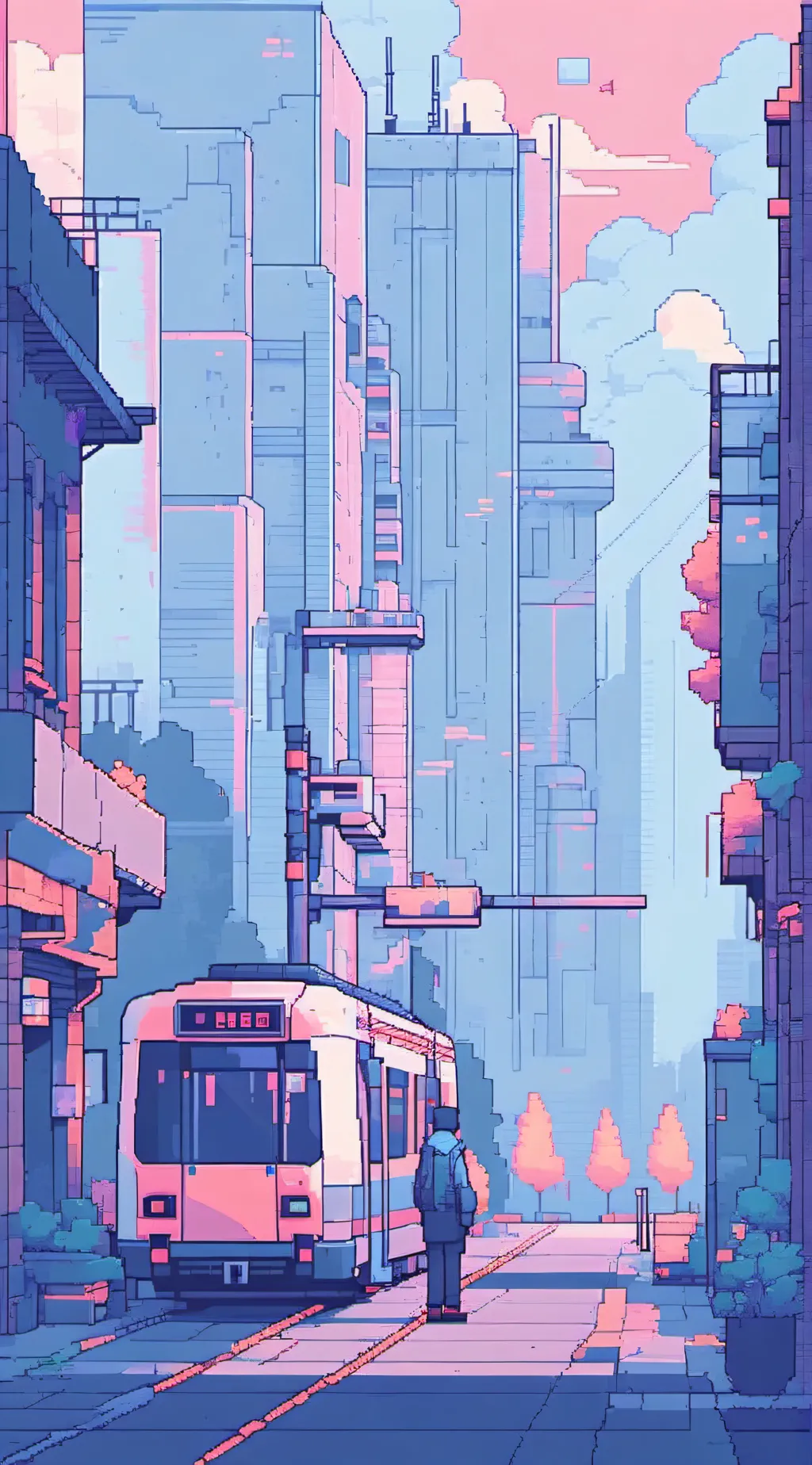 ai character: City background