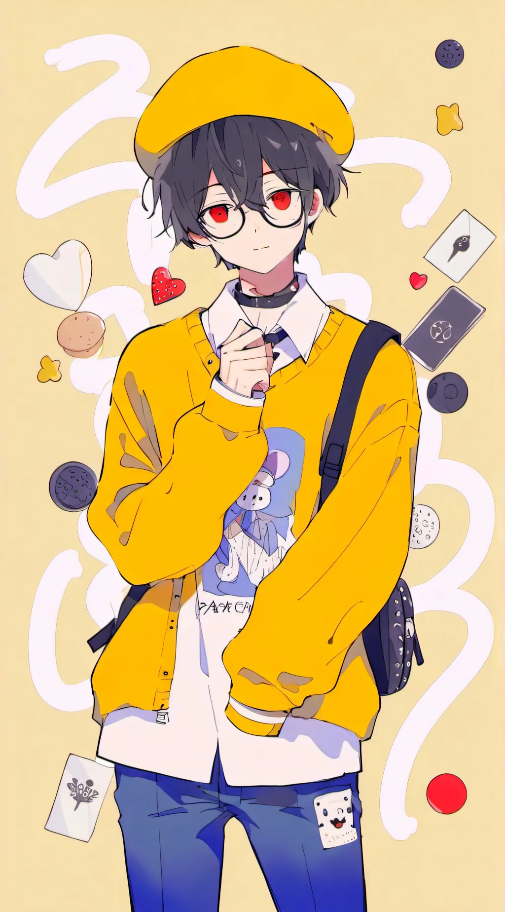 ai character: ♂️ace♂️ background