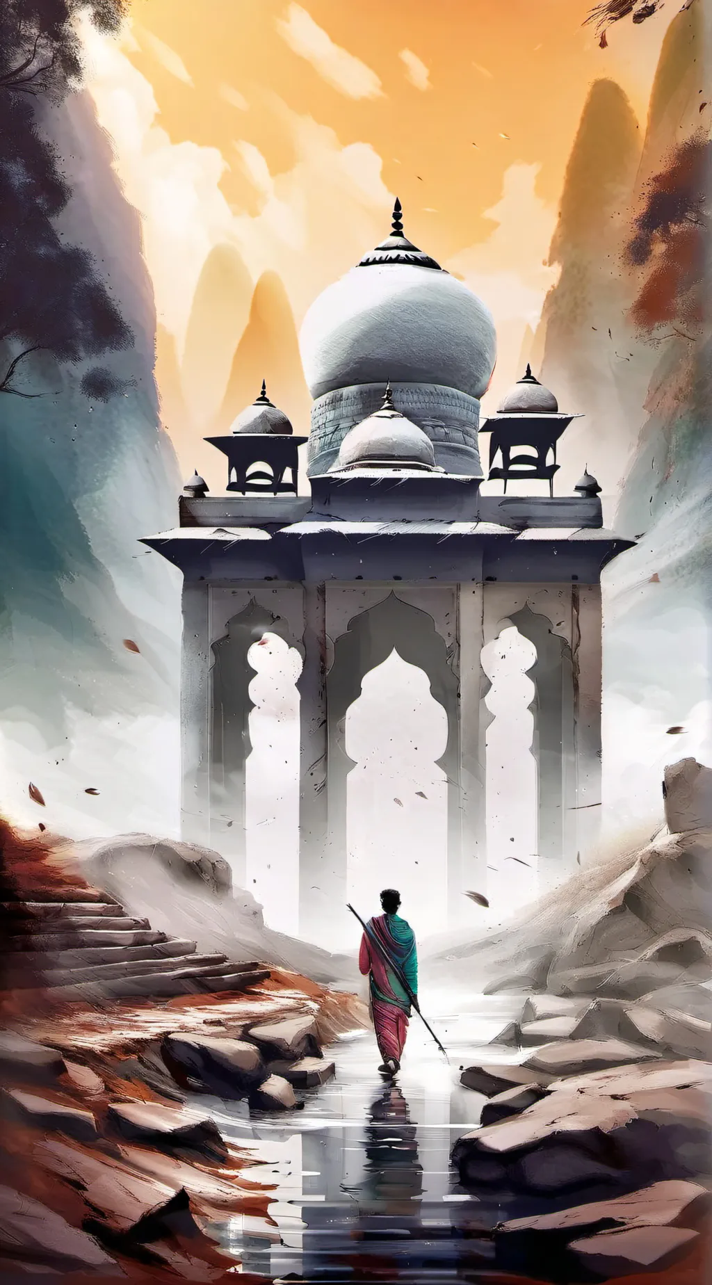 ai character: f.s.h south asia background