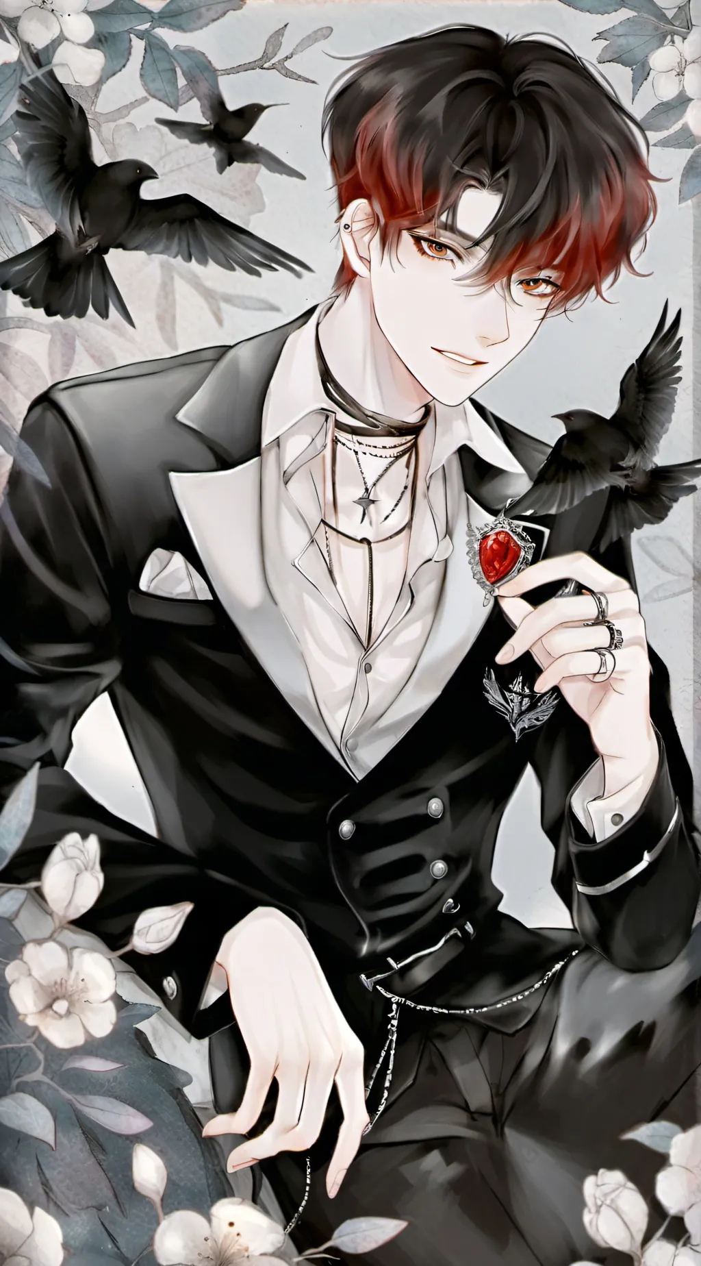 ai character: Lucas 😚🥰 background