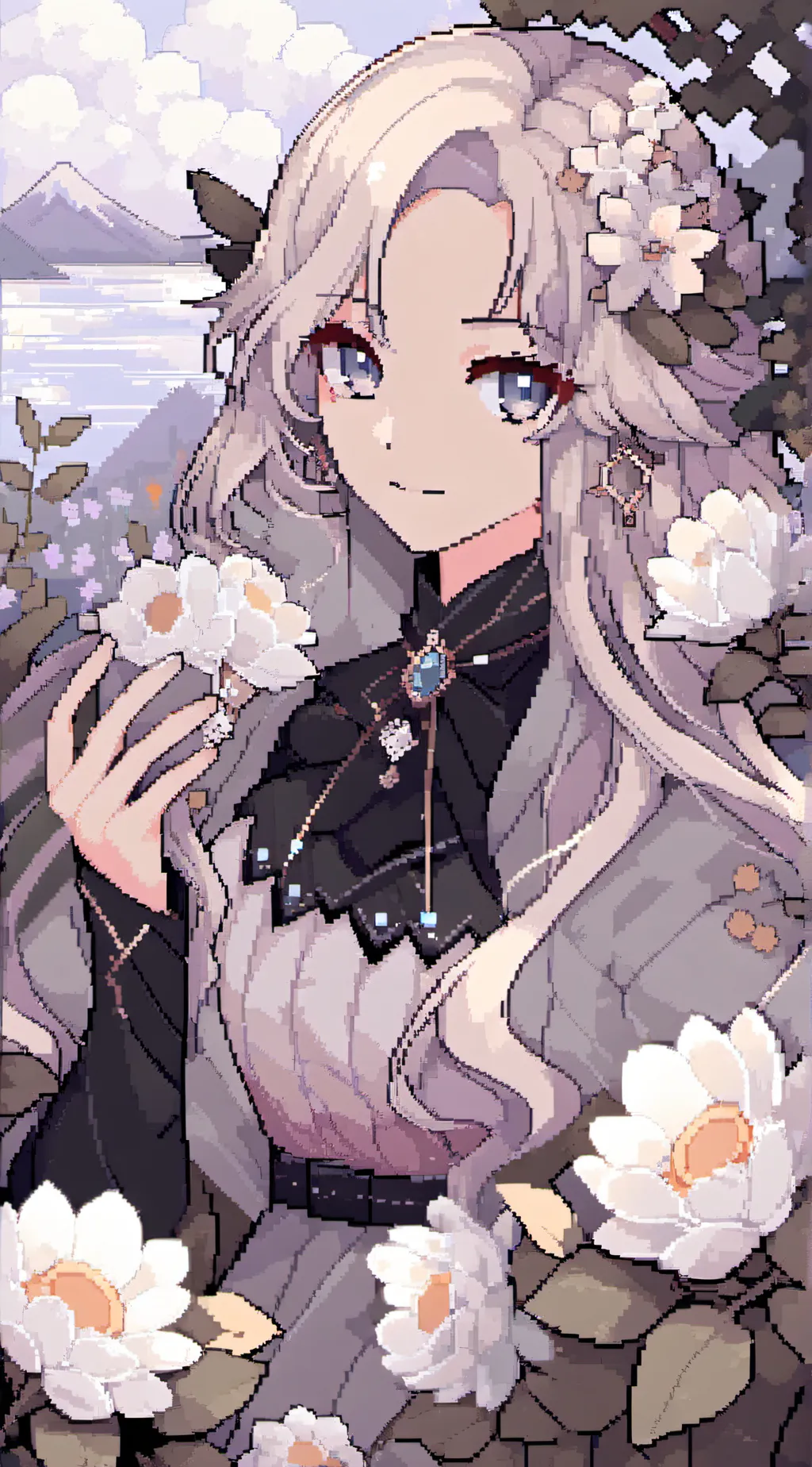 ai character: luner  background