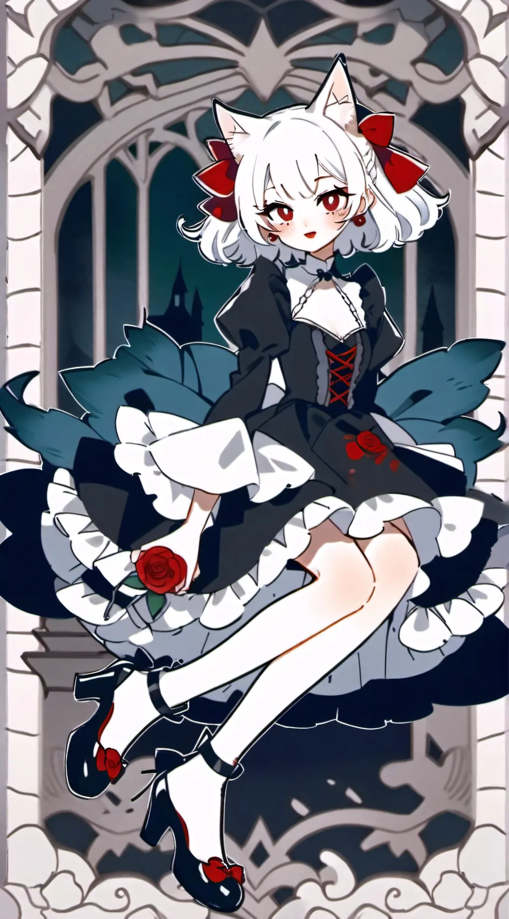 ai character: Mewoko Chan background