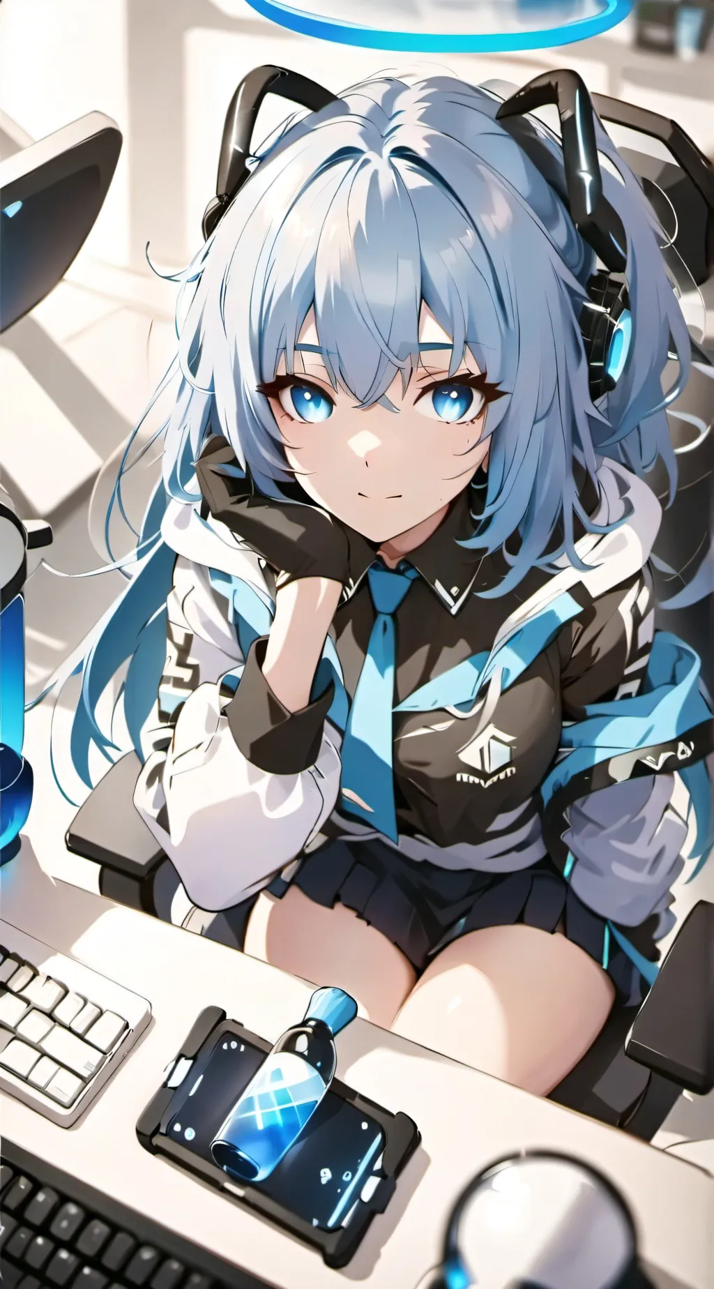 ai character: Luna background