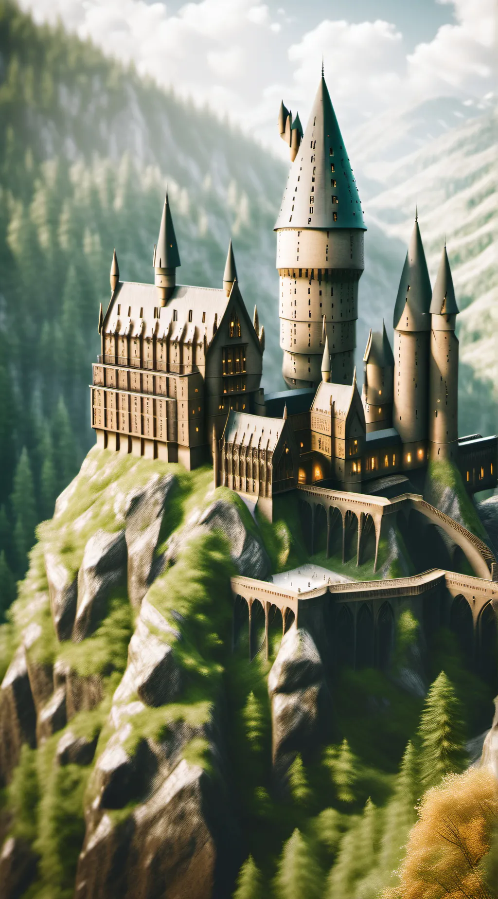 ai character: Hogwarts background