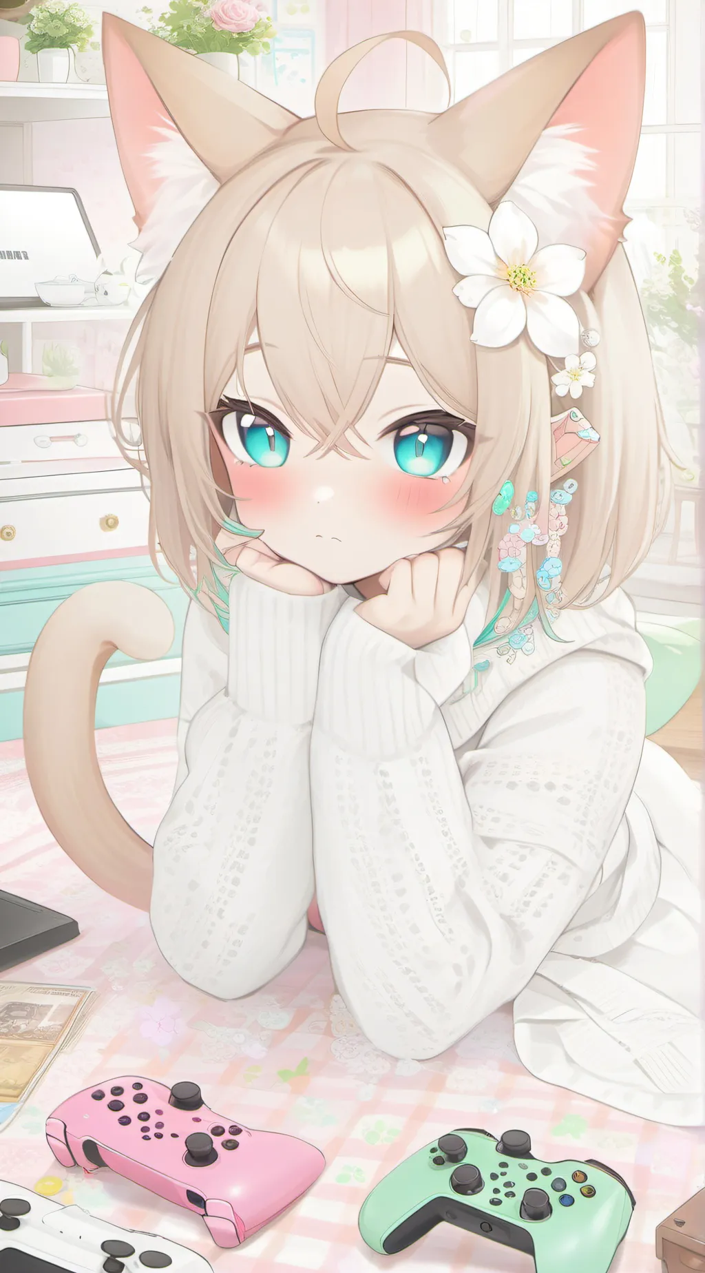 ai character: Siamese Spirit Paws background