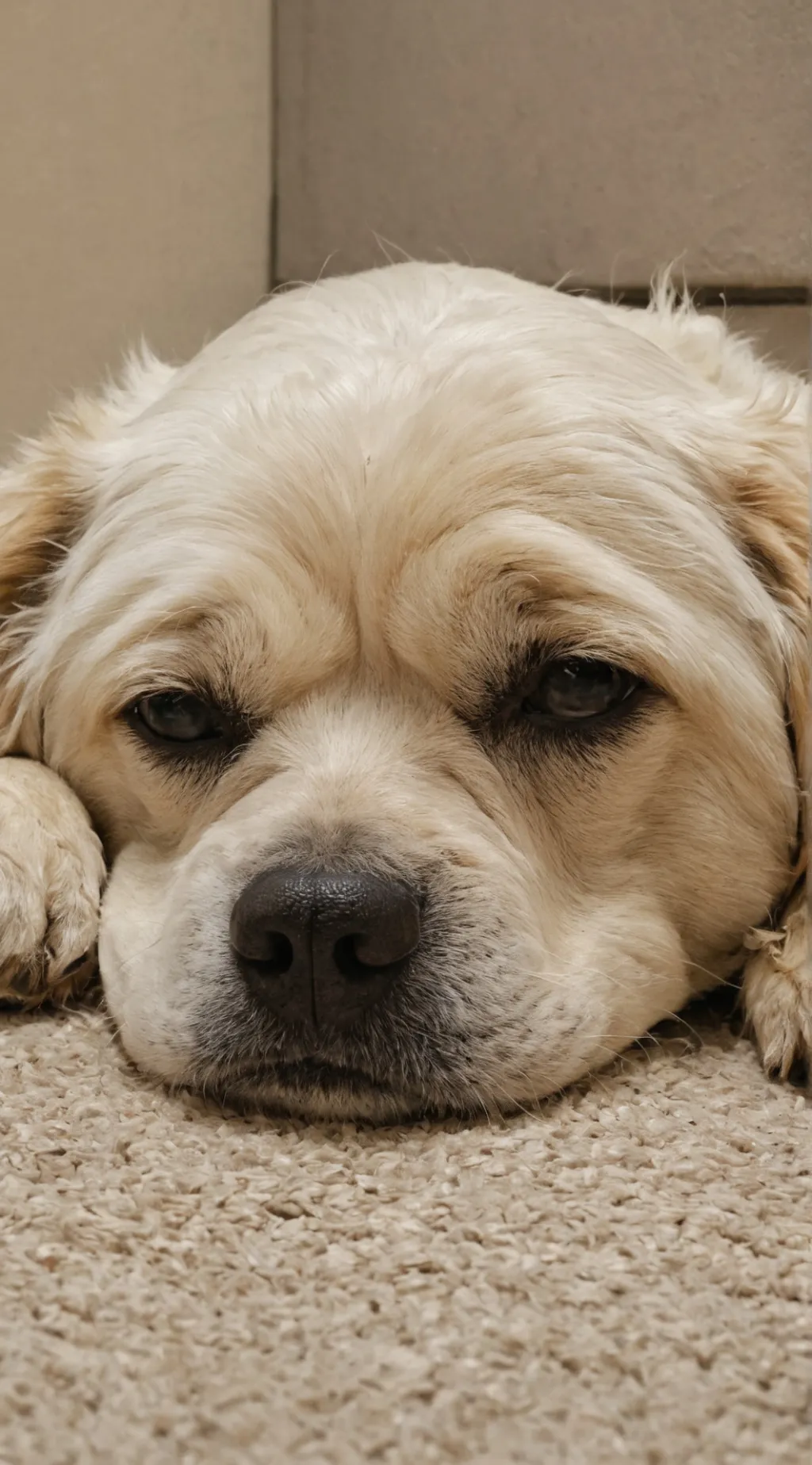 ai character: IM TIRED background