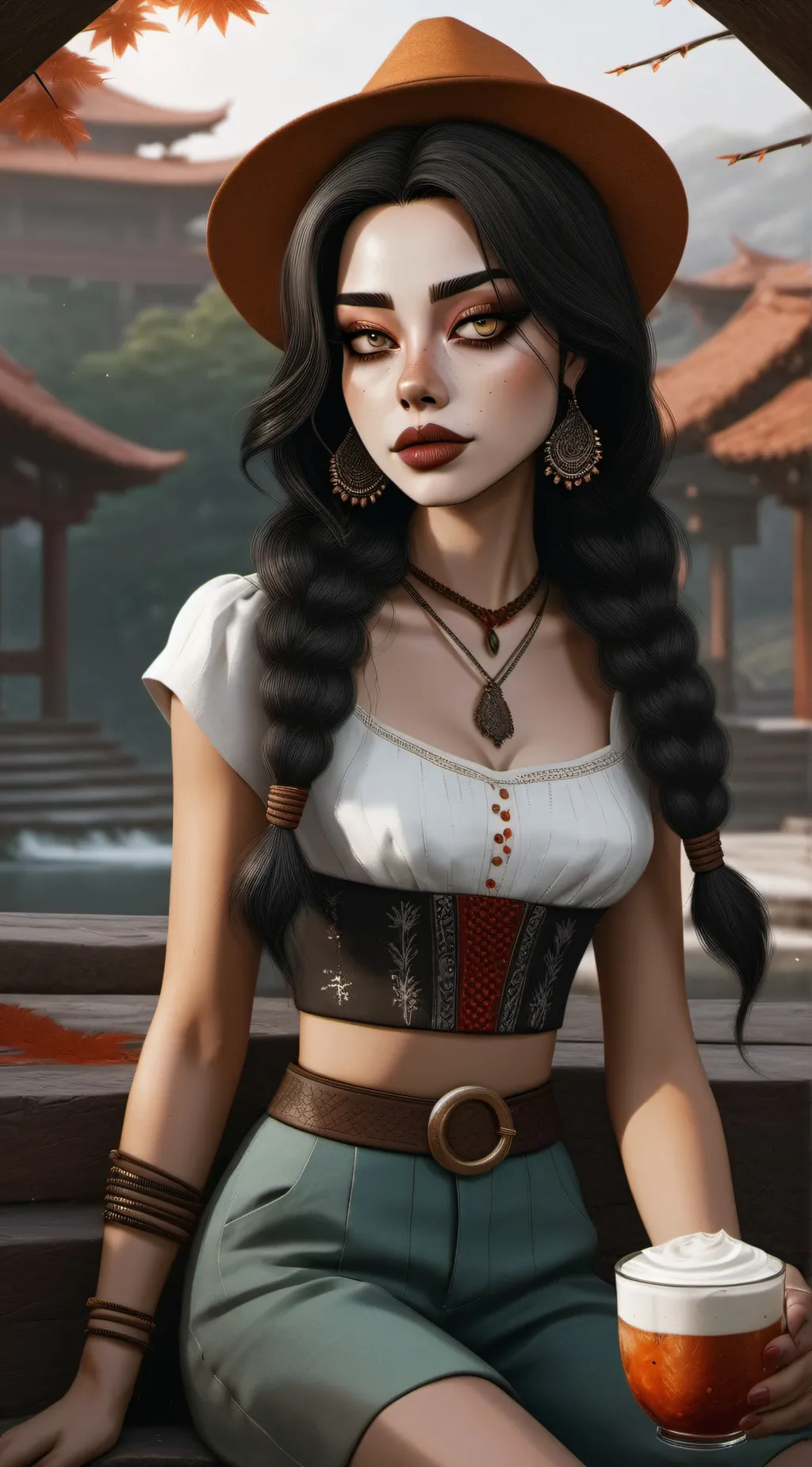 ai character: 🖤Sarah💋 background