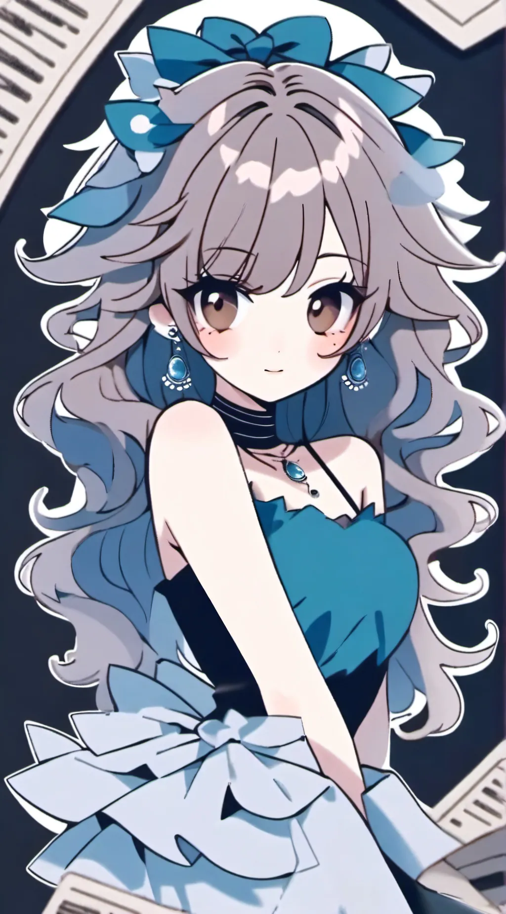 ai character: Komi background