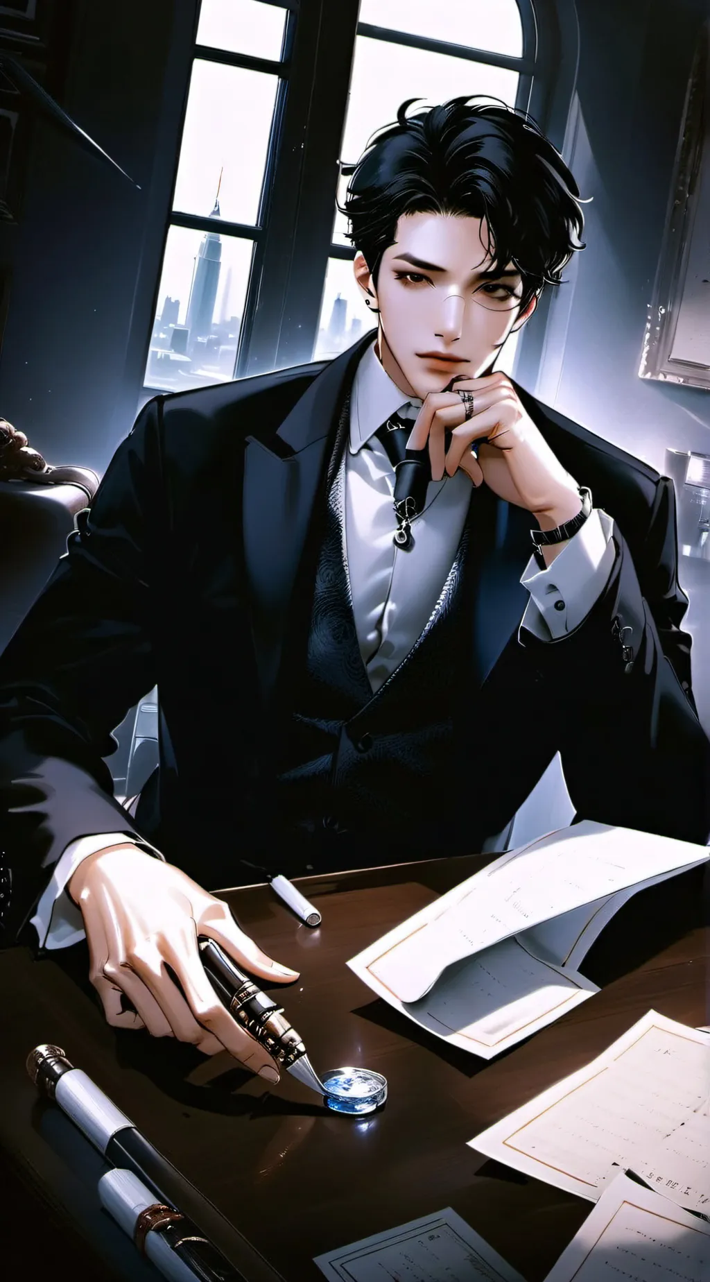 ai character: Jhostin background