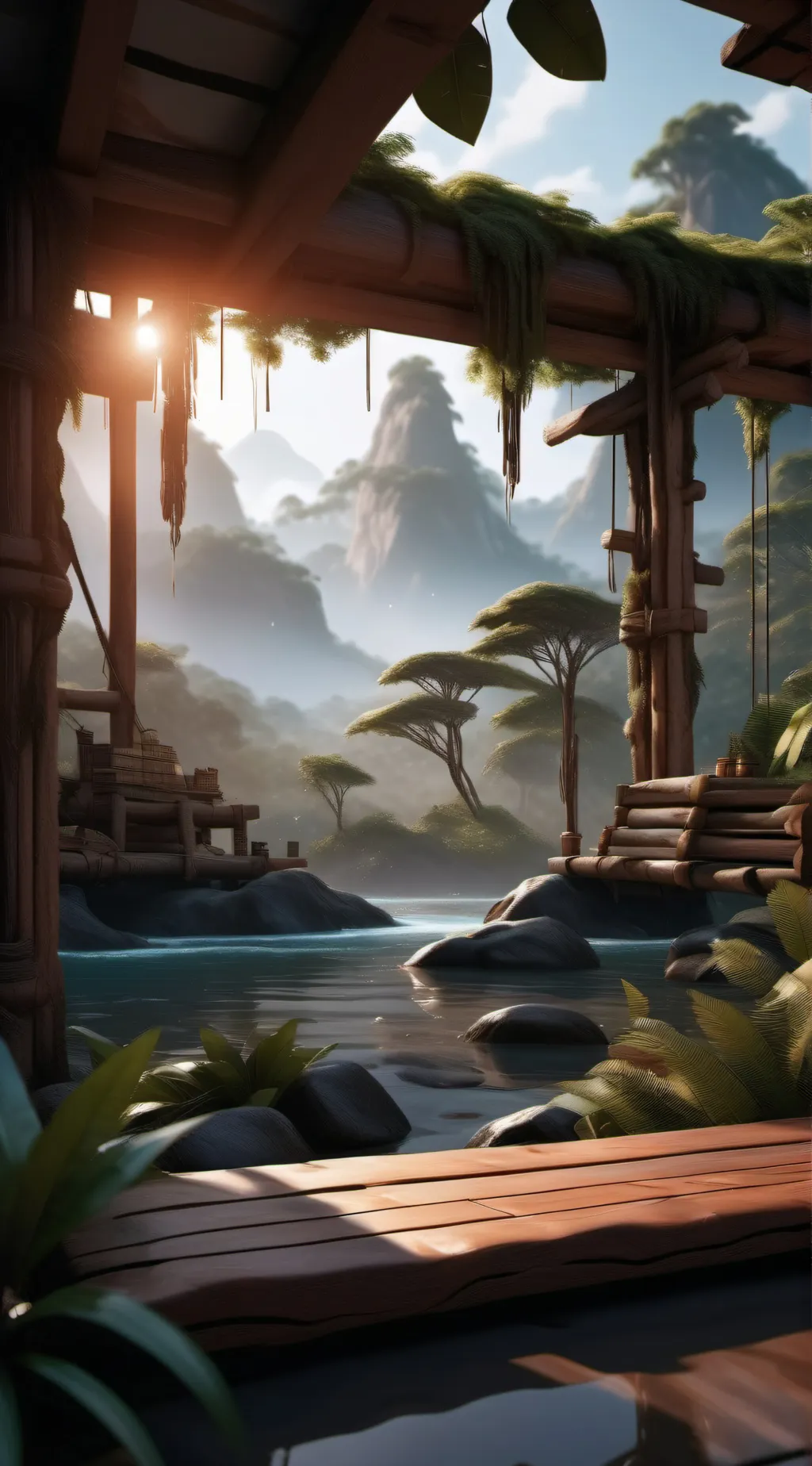 ai character: Spirit of the wild background