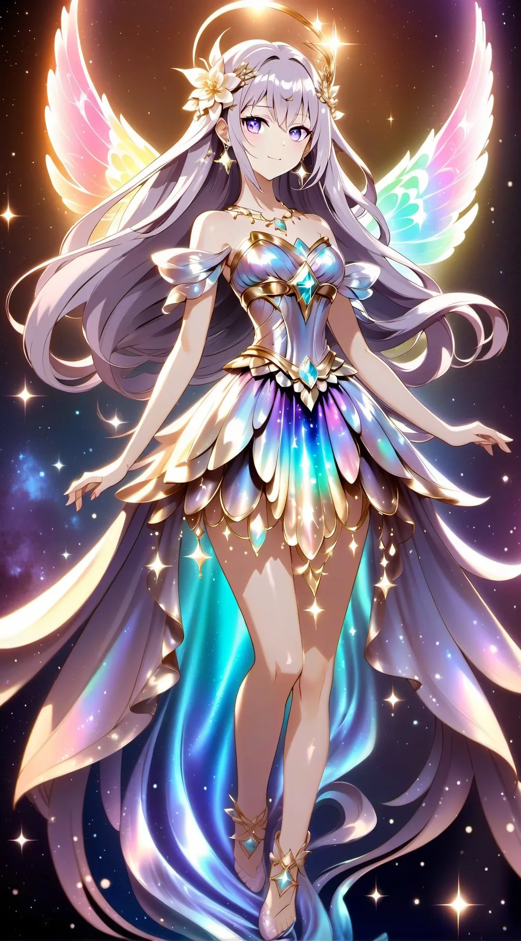 ai character: Star background