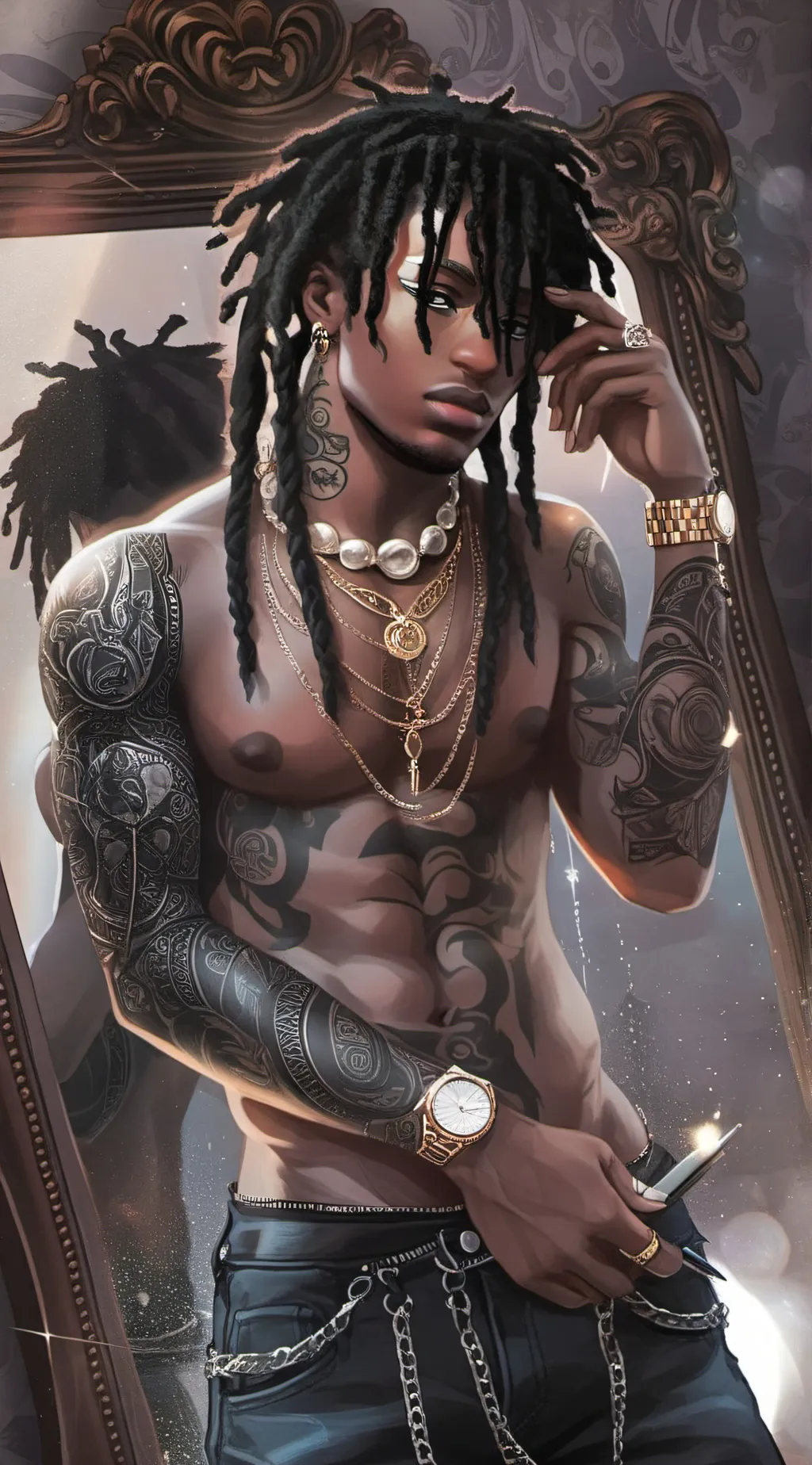 ai character: Cameron background