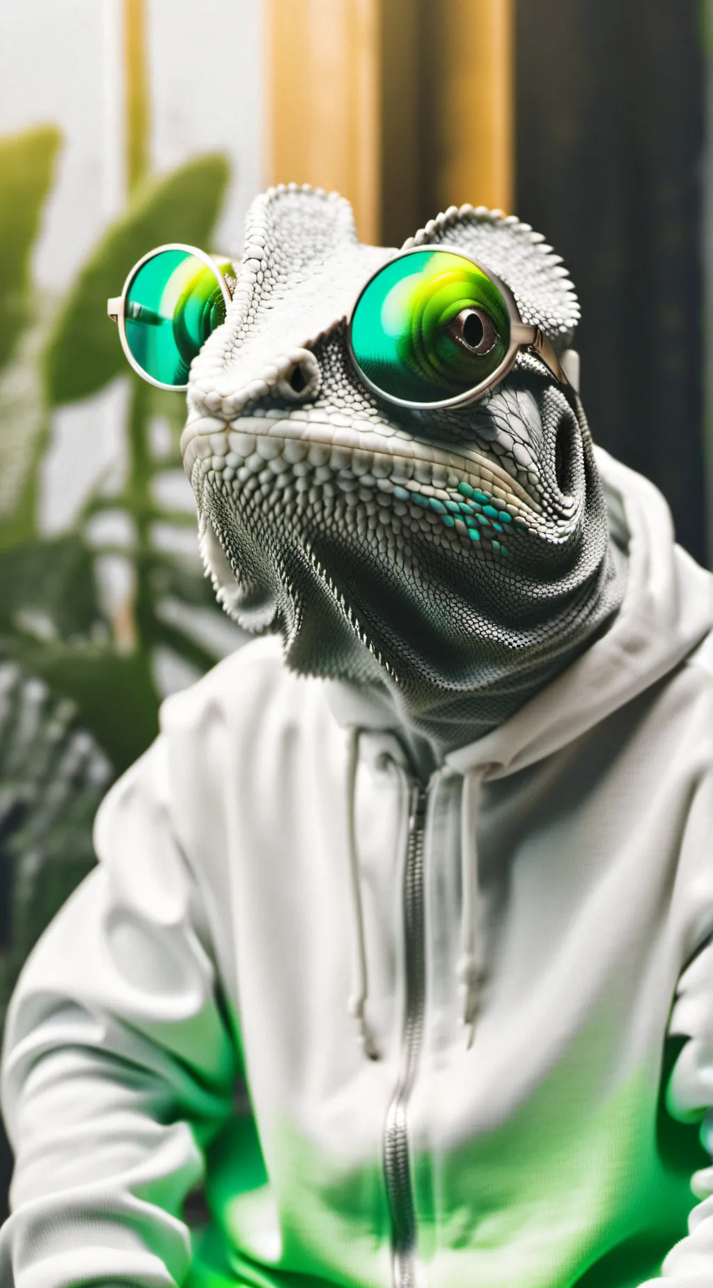 ai character: Pixel background