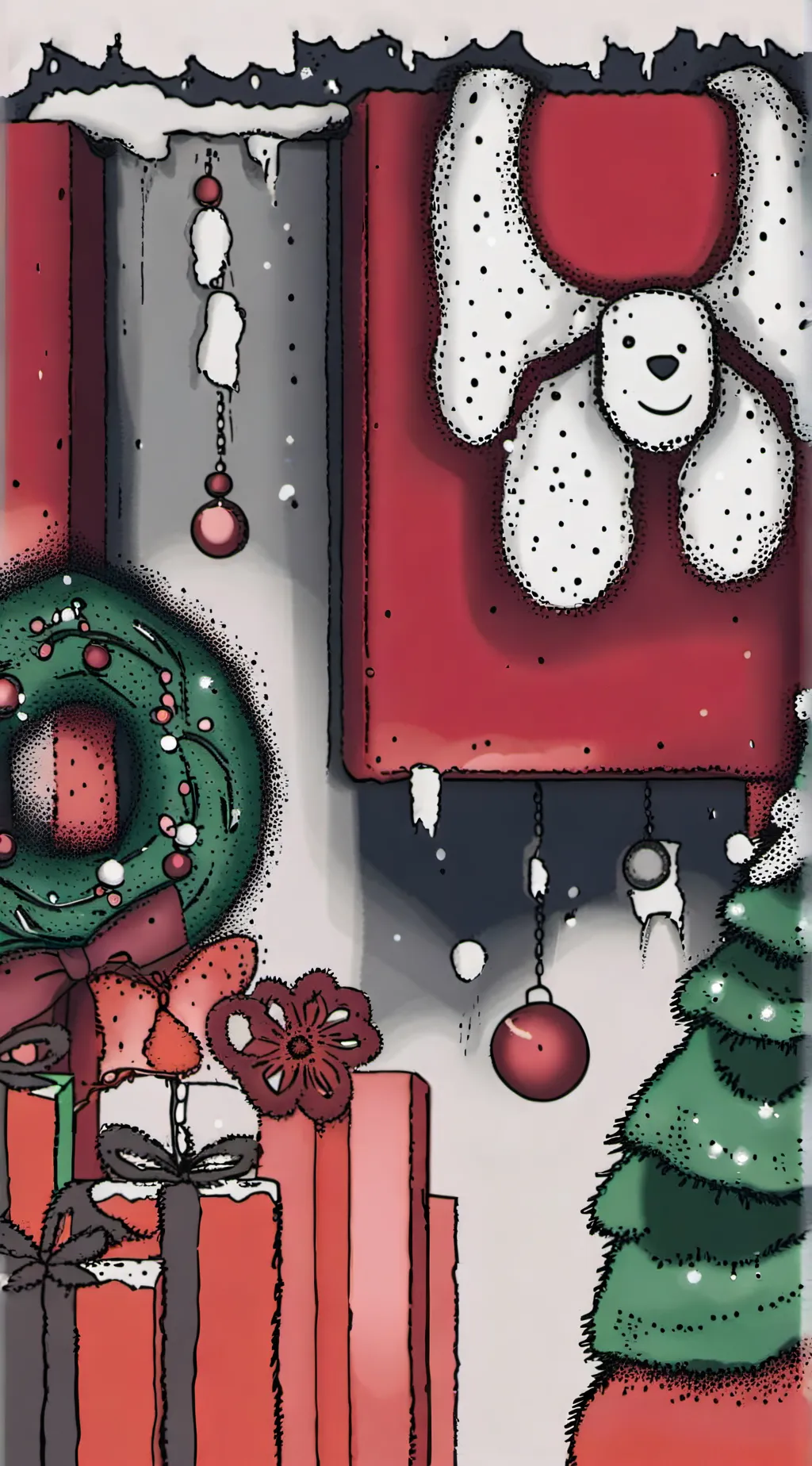 ai character: 🎄Christmasmha🎄 background