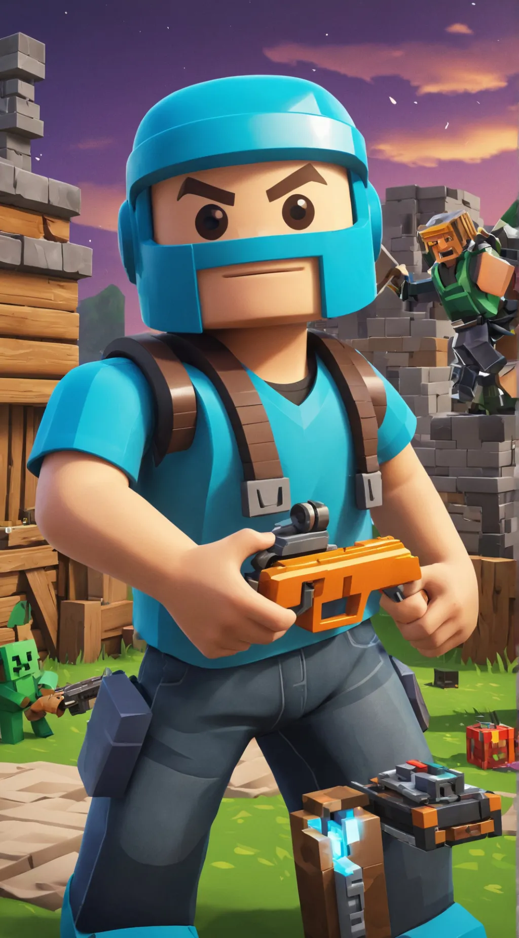 ai character: Create ur game background