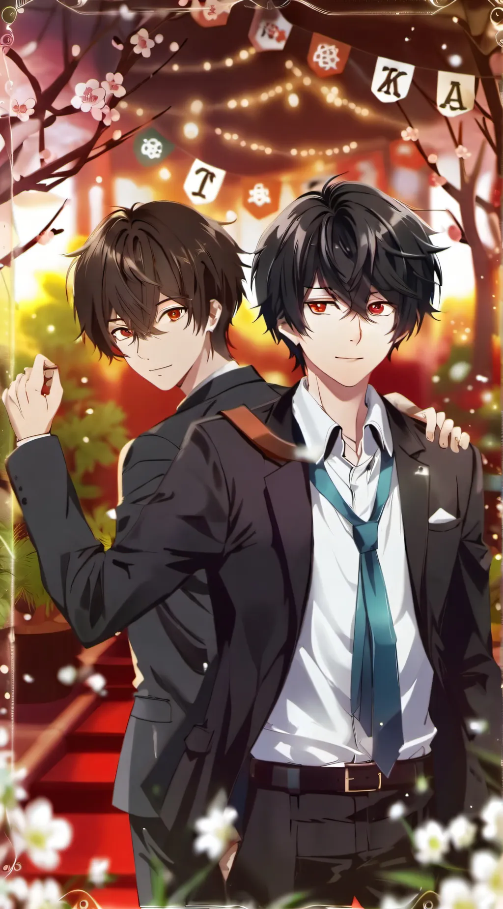 ai character: school boy(🇮🇹) background