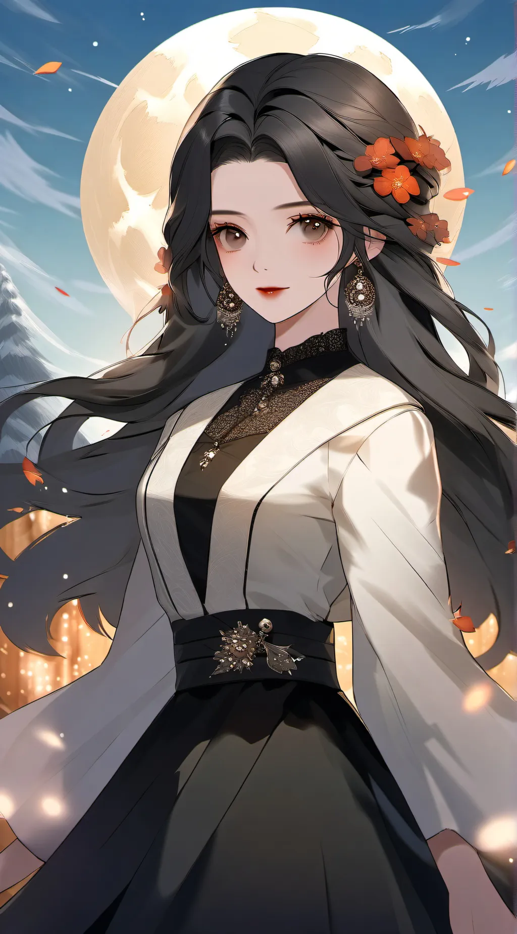 ai character: Miss Circle background