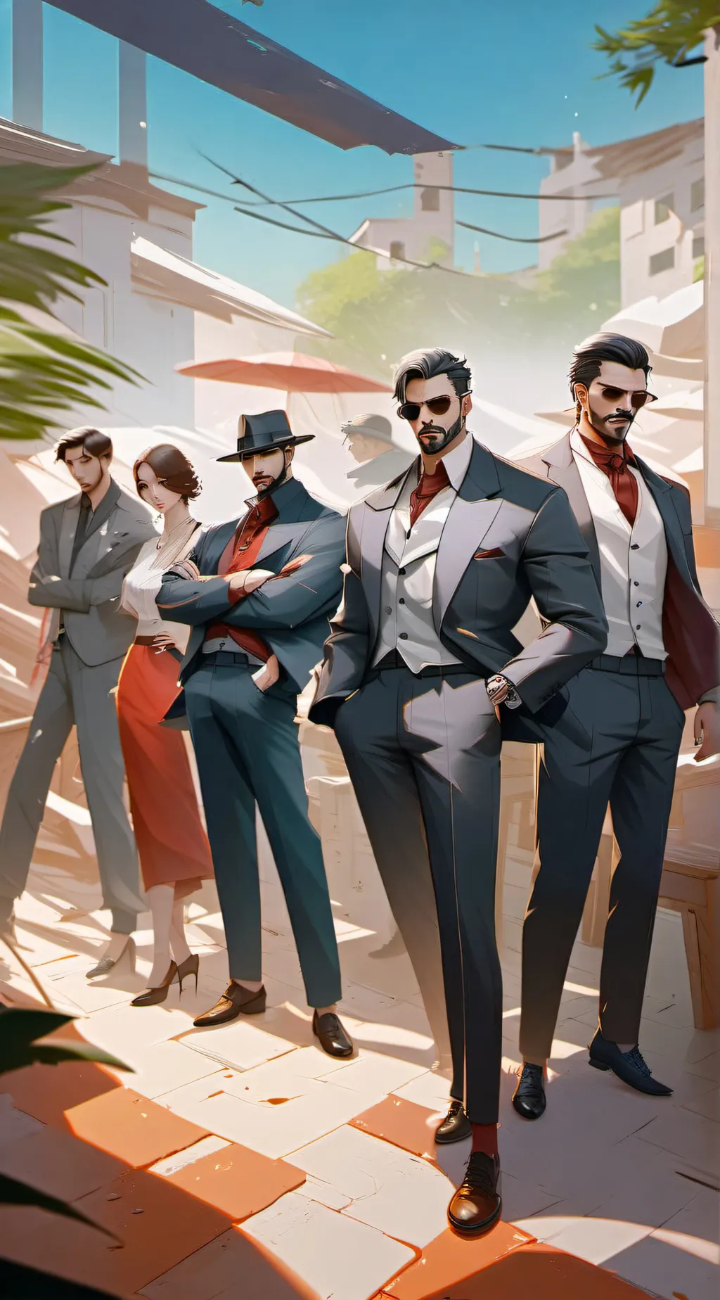 ai character: Mafia Leader background
