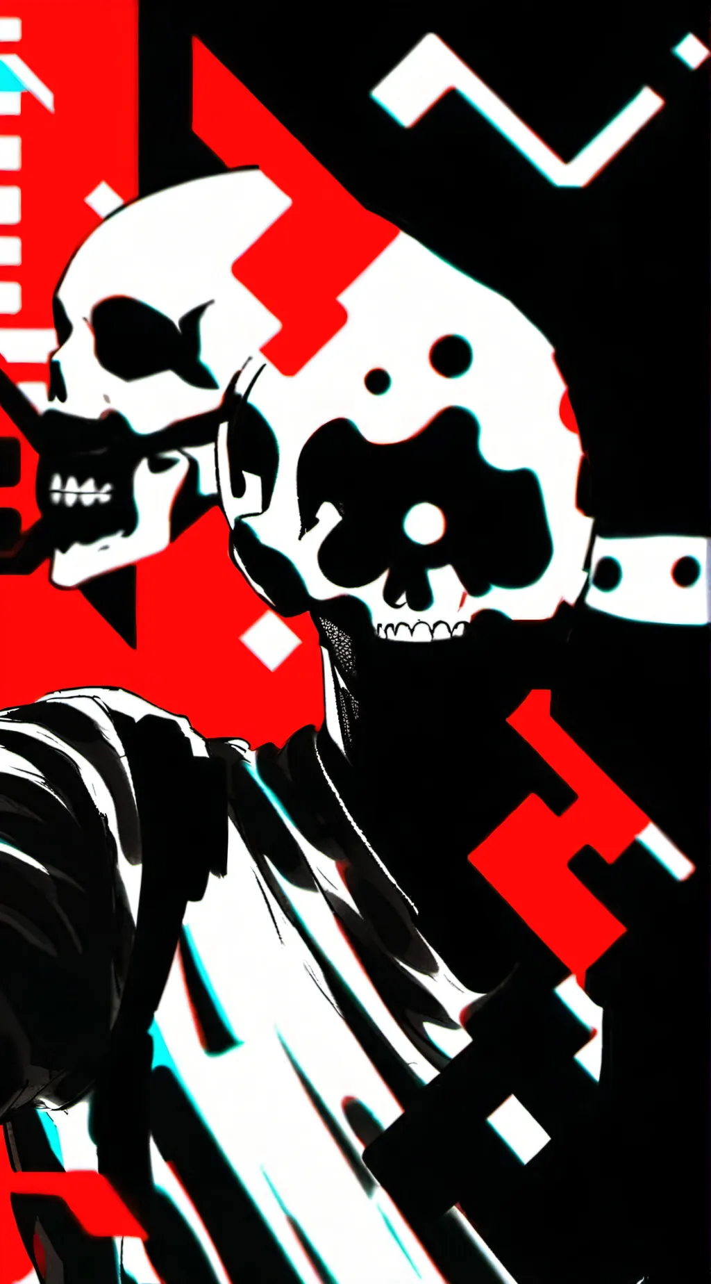 ai character: MD HAUNTED HOUSE￼ background