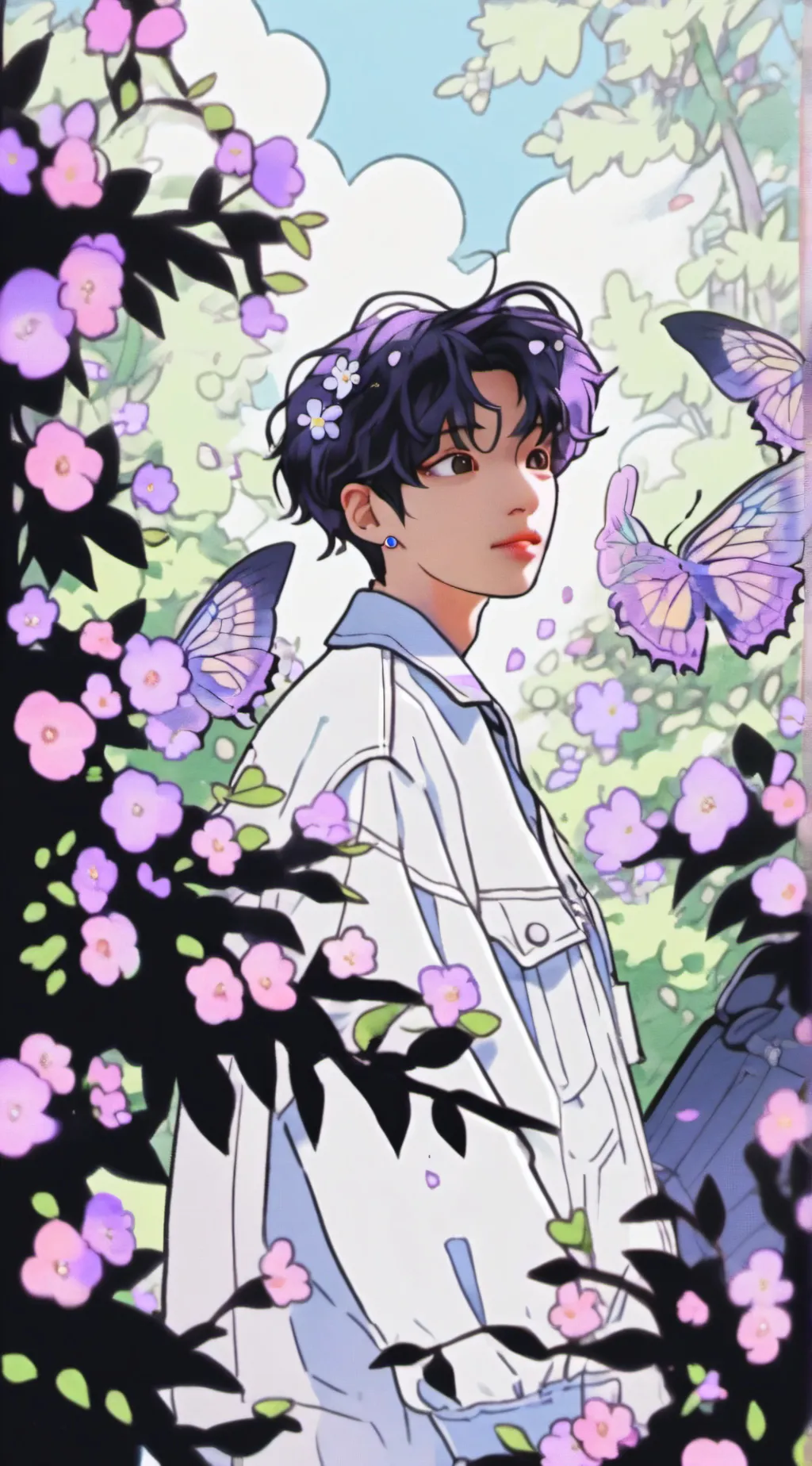 ai character: Stray kids (again) background