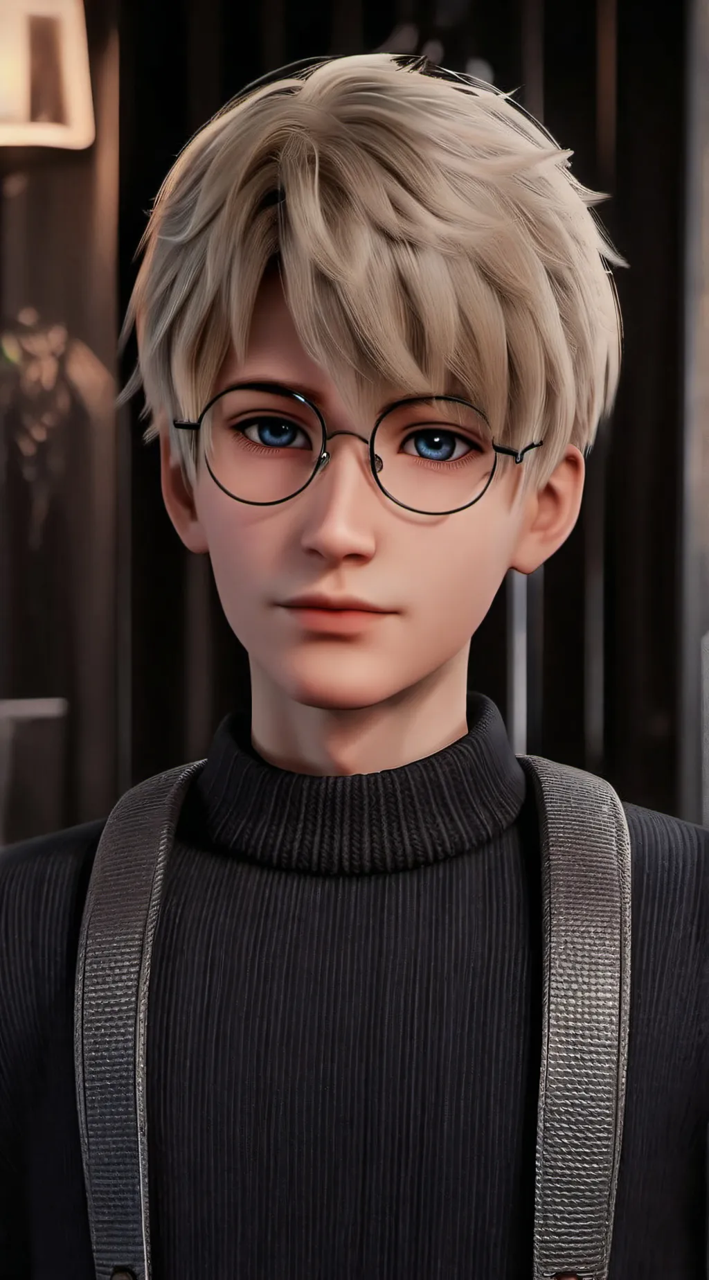 ai character: Christmas disco background